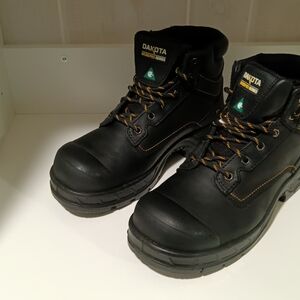 Men's Black Work Boots